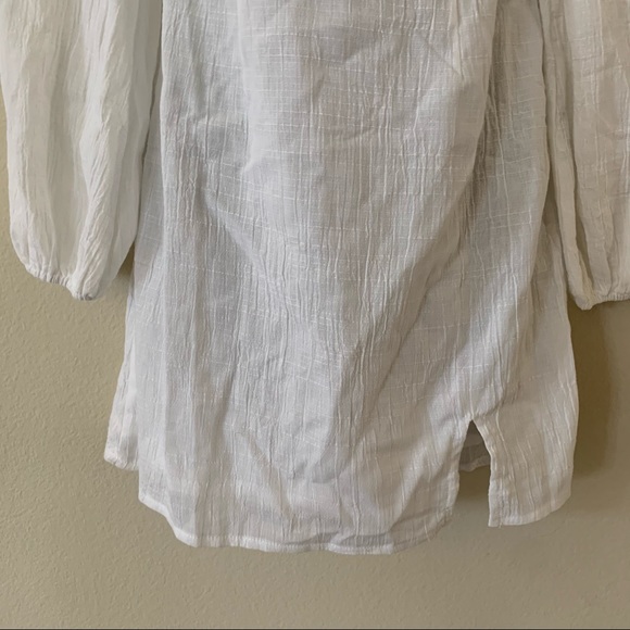 Princess Polly Alena White Long Sleeve Mini Dress - Picture 8 of 14